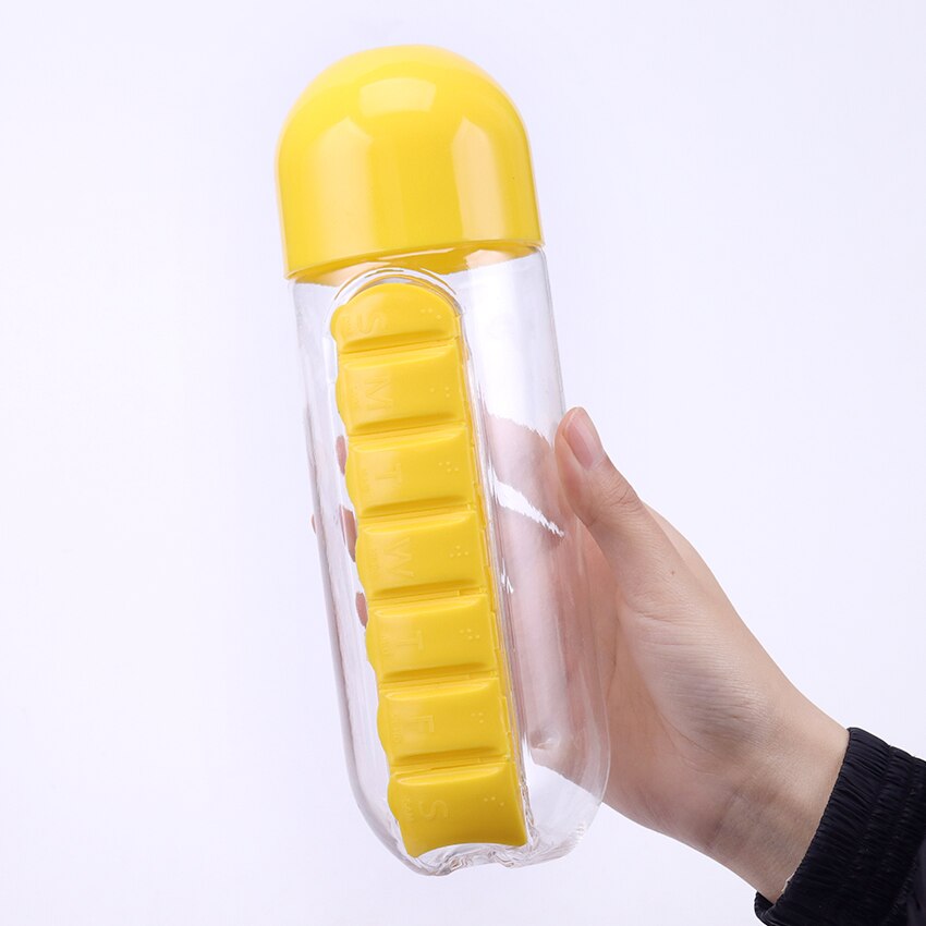 Vitamins Organizer Water Bottle