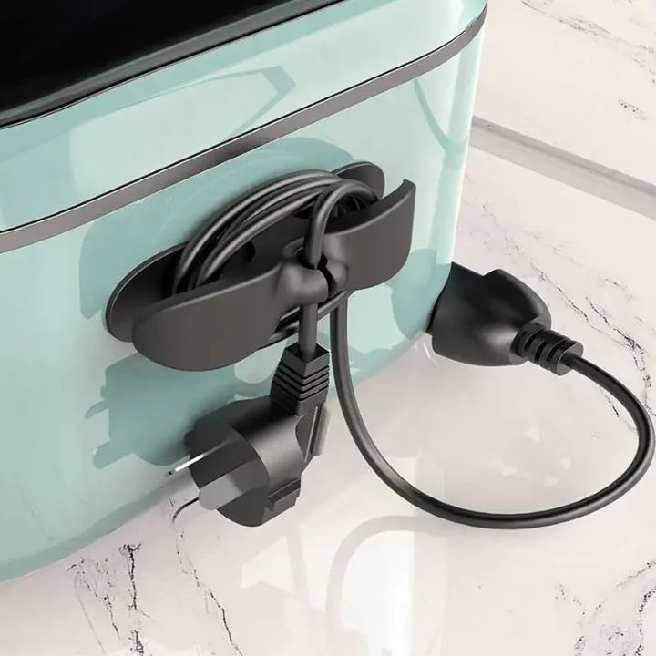 CordHold Self-Adhesive Cable Organizer Set for Clean Cable Management