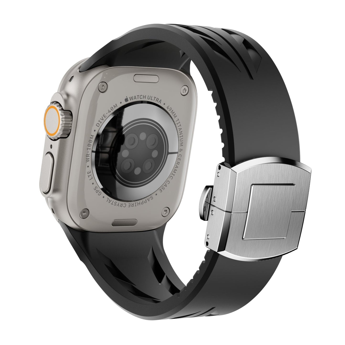 FKM Silicone Band for Smartwatch - Compatible with Apple Watch