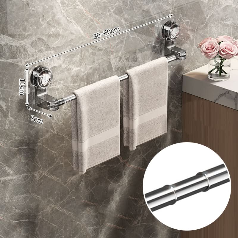 Extendable Towel Rack in Stainless Steel