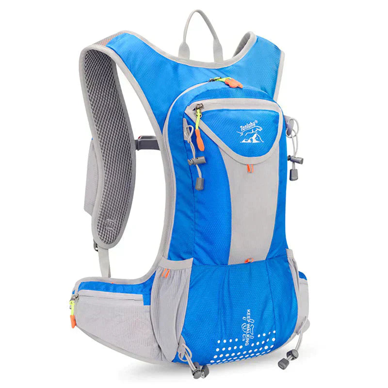 Lightweight Waterproof Rucksack with Integrated Water Bladder – Hydration Pack for Hiking, Biking, and Outdoor Activities