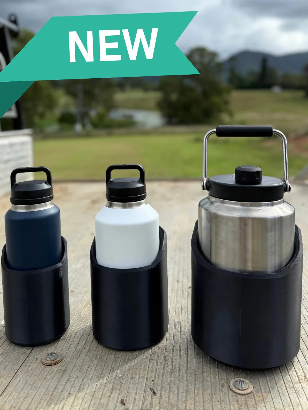 Magnetic Bottle Holder for Secure Storage & Transport