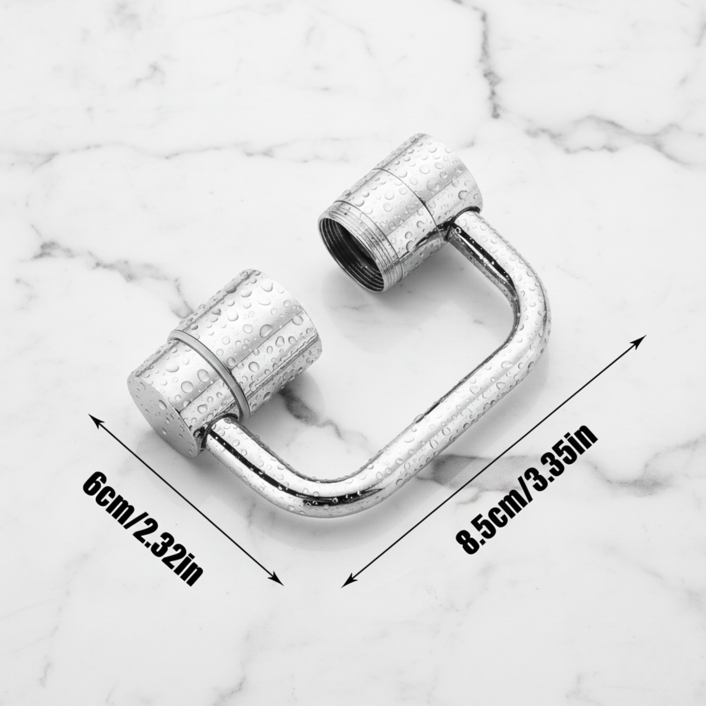 HydroTwist — 360° Swivel Faucet Extender for Kitchen Sink