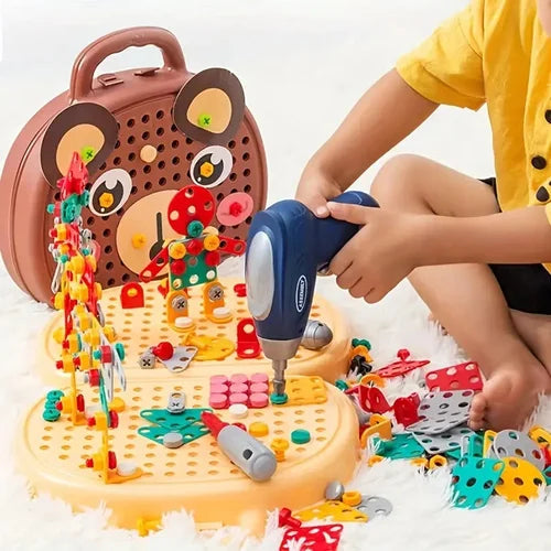 BuildBrilliance BlastSet — Kids Construction Toy Set with Drill