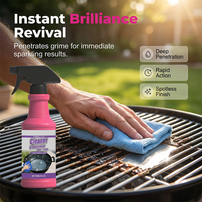 Grill Cleaner - Removes Grease and Dirt for a Like-New Shine!