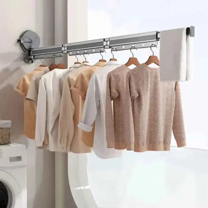 FlexiDry – Space-Saving Laundry Drying Solution – No Drilling Required!