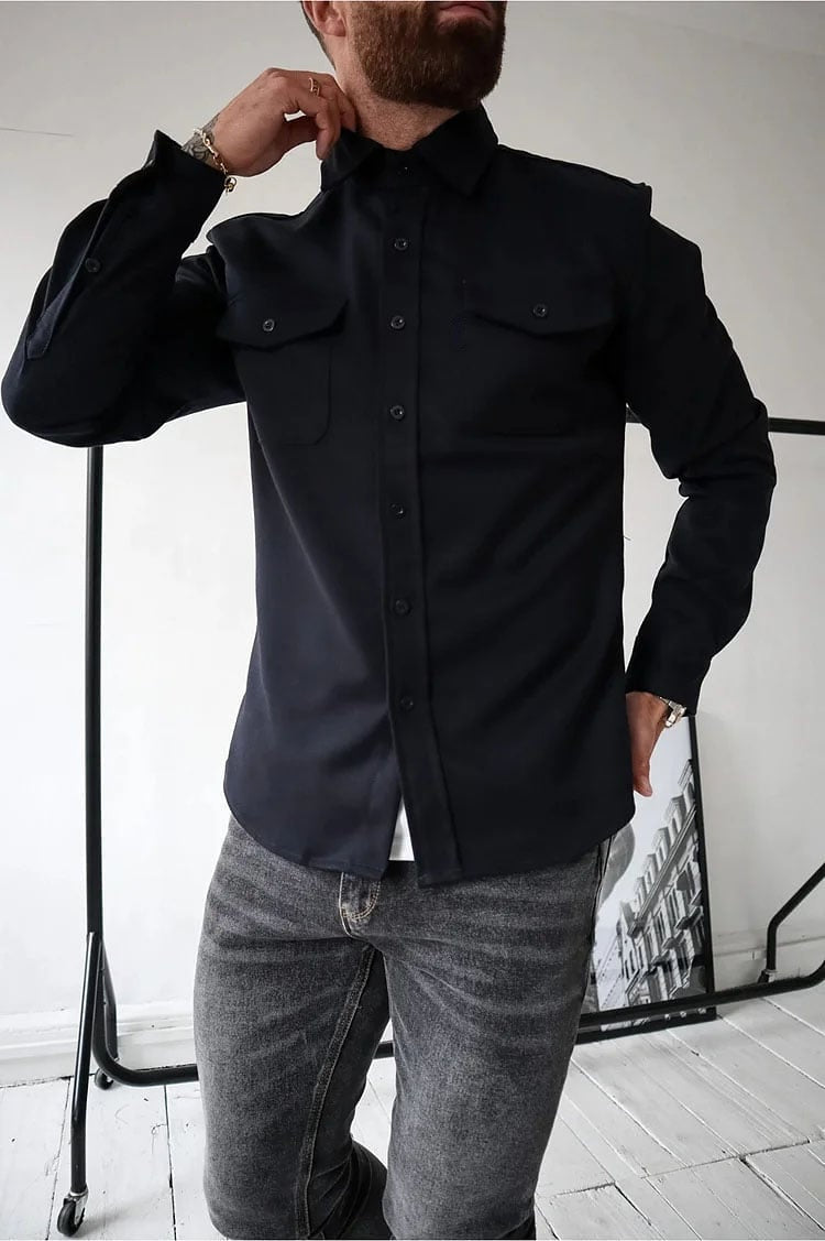 EliteThread™ Shirt Jacket — Wear Confidence That Commands Every Room