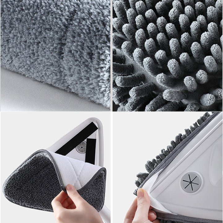 VortiClean — Triangle Microfiber Window Cleaning Mop