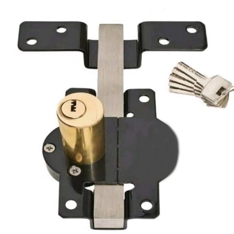 Gate Lock with Key | Rustproof | Spring Bolt | GateSecure