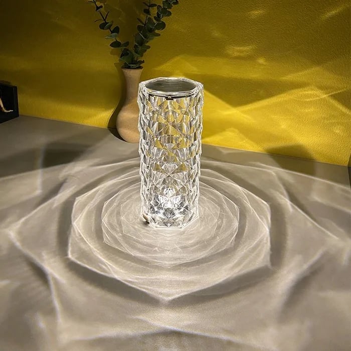 Velurea — Crystal LED Table Lamp with Color Changing Light