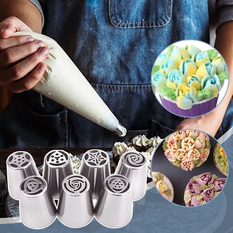 Floral Piping Tip Set for Icing and Cake Decorating
