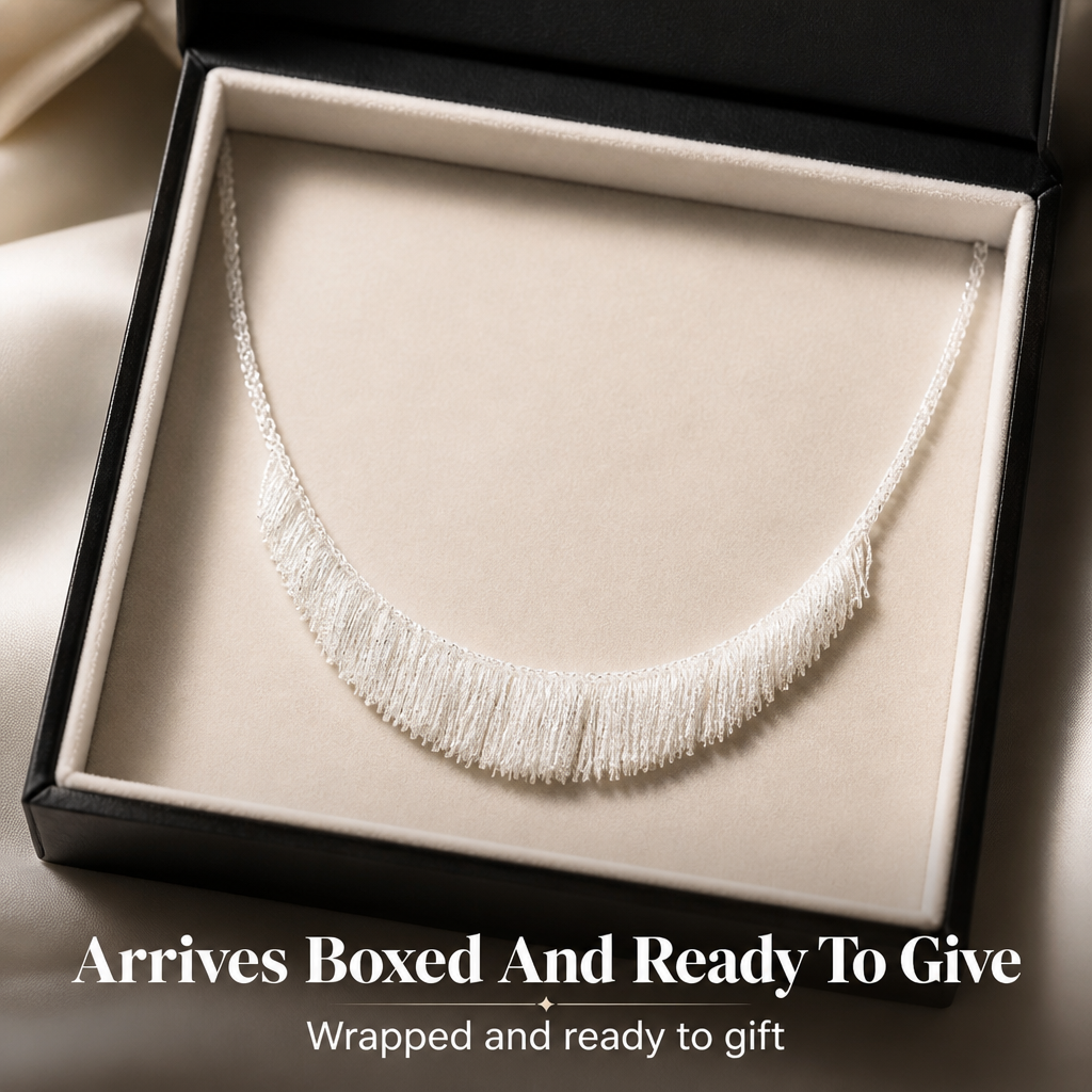 CascadeLuxe — Flowing Gold Elegance That Keeps You Comfortable All Day
