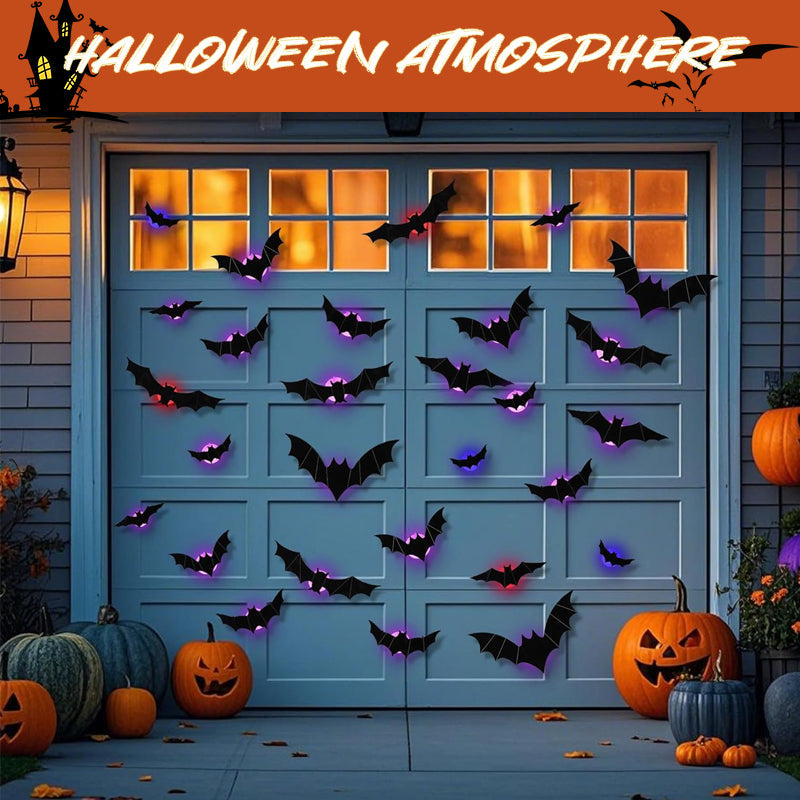 Batlit™ – 16Pcs  LED Bat Group Wall Lights  (50% Off)