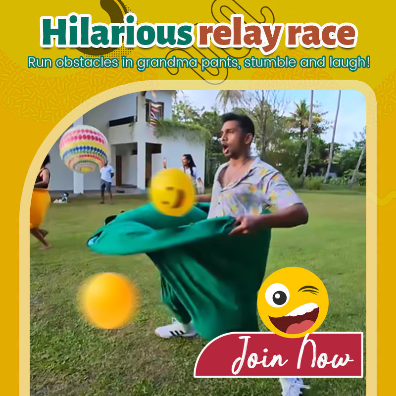 GiggleRun™ | Outdoor Catch Game with Giant Pants