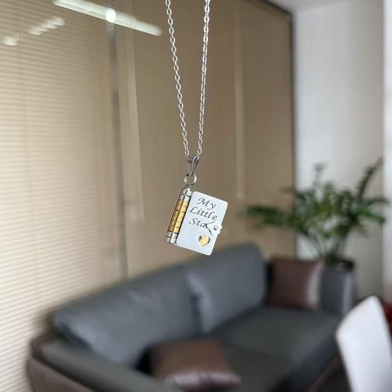 Belovia™ – Mini Book Necklace Keepsake (50% Off)
