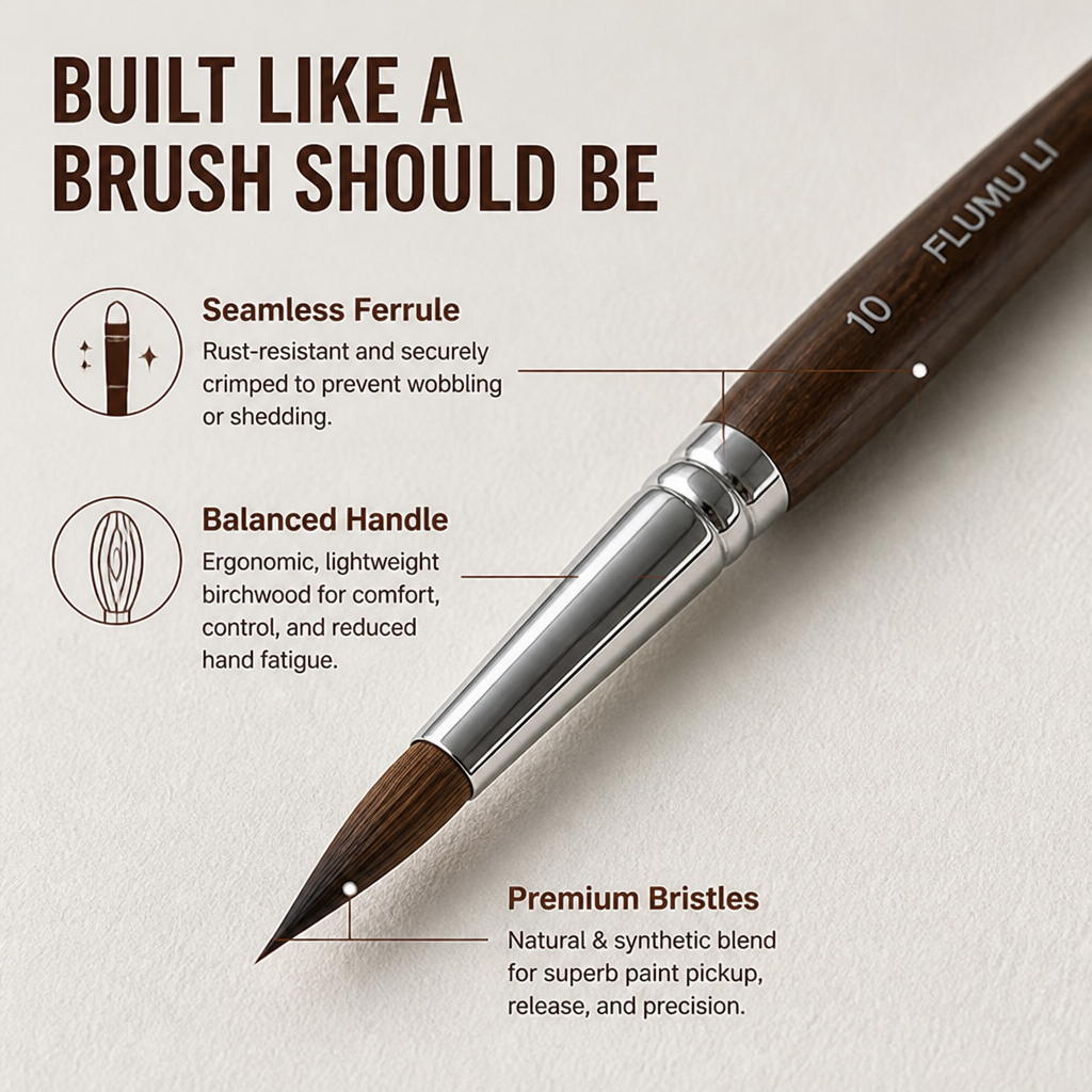 LumaBrush Premium Artisanal Brushes — Paint Every Detail with Effortless Precision and Endless Comfort