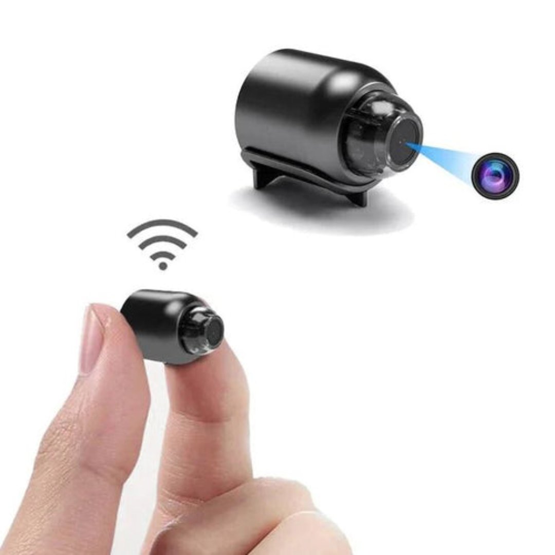 Compact Wireless Spy Camera with Audio for Caregiver Surveillance