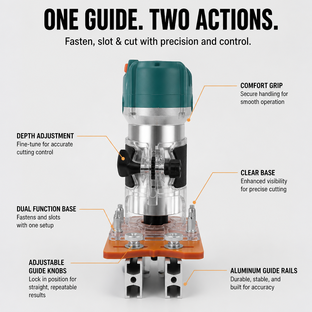 VersaCraft Duo — Double Your Woodworking Speed with Flawless Precision and Effortless Flow