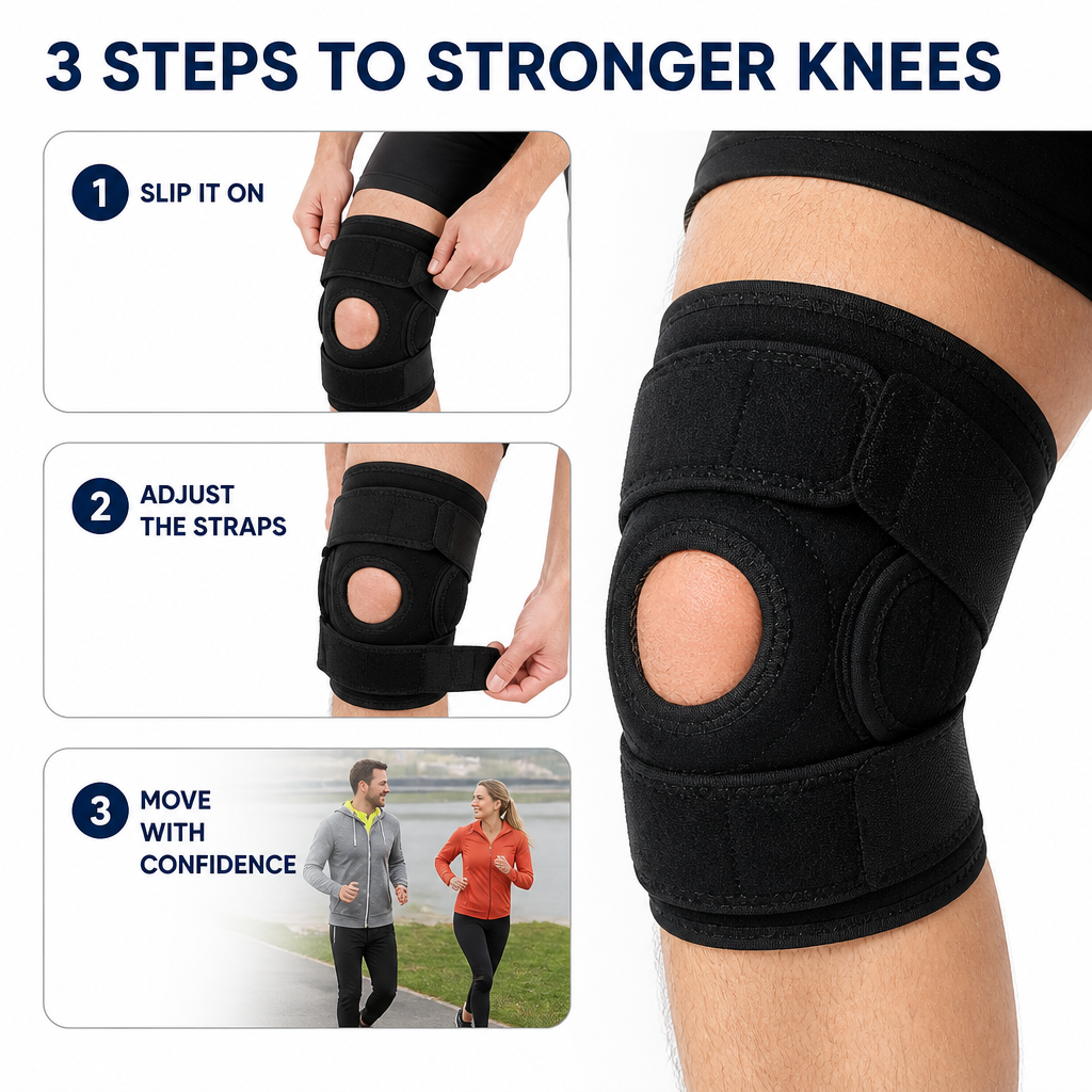 StrideSure Knee Stabilizer — Freedom to Move Boldly Without Knee Pain Holding You Back