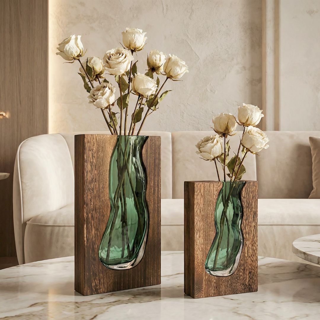 Nordic Live Edge Vase