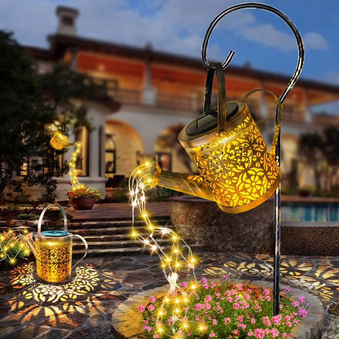 Outdoor Solar Garden Light with Starry Illumination