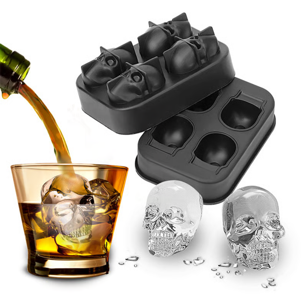 BrewBones™ – Flexible Skull Mold for Fun Creations (50% Off)