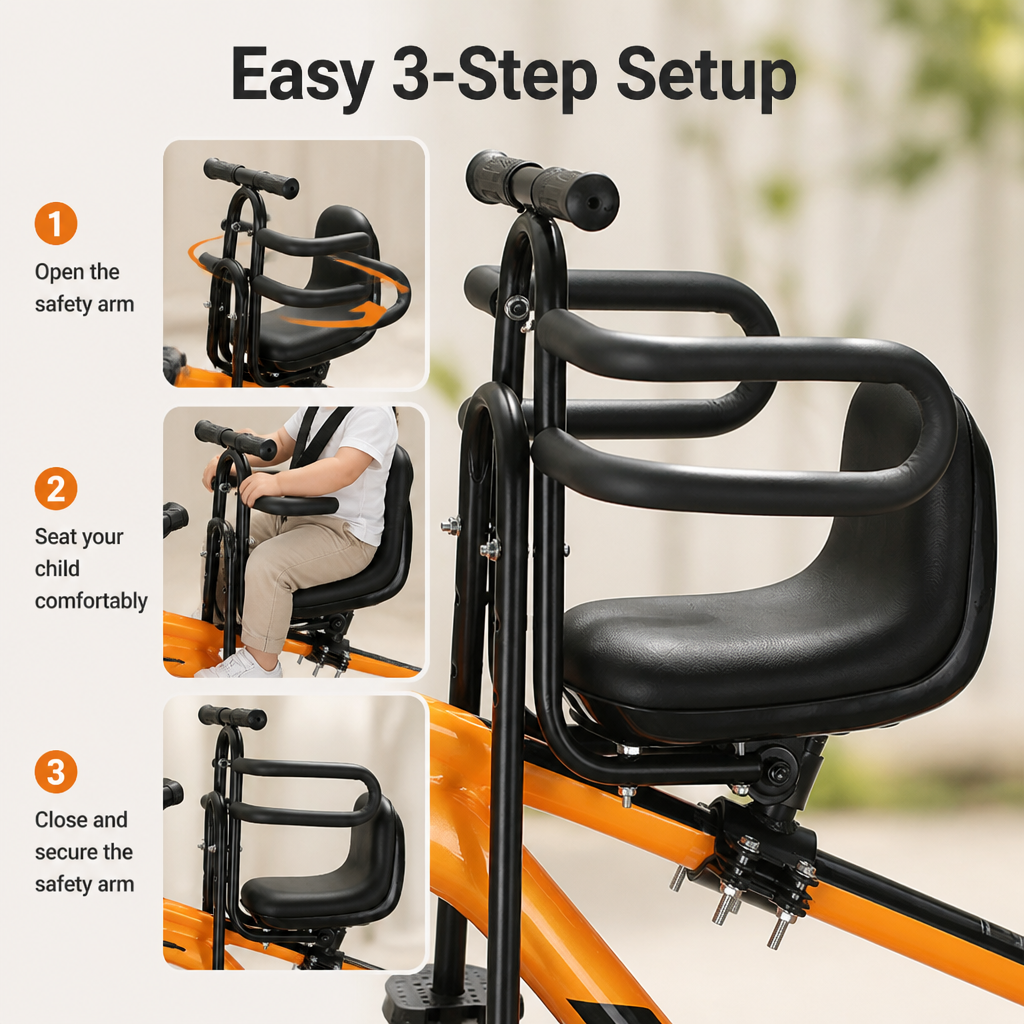 SummitCruze — Ride Confidently with Ultimate Comfort and Rock-Solid Safety for Your Child