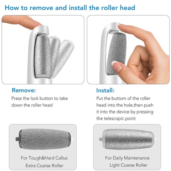 Electric Foot Callus Remover for Smooth Heels