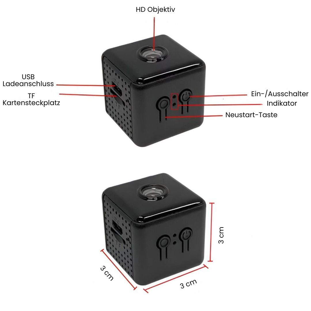 Compact Camera | Remote Live Viewing | Night Vision with Motion Sensors | SafeOrbit