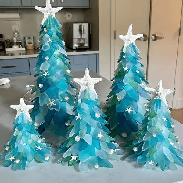 CoastGlow™ - Sea Glass Decor Tree