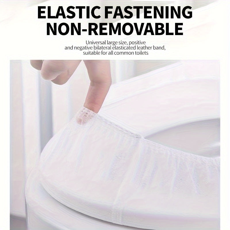 Disposable Toilet Seat Covers with Elastic Band - 50/100 Pieces