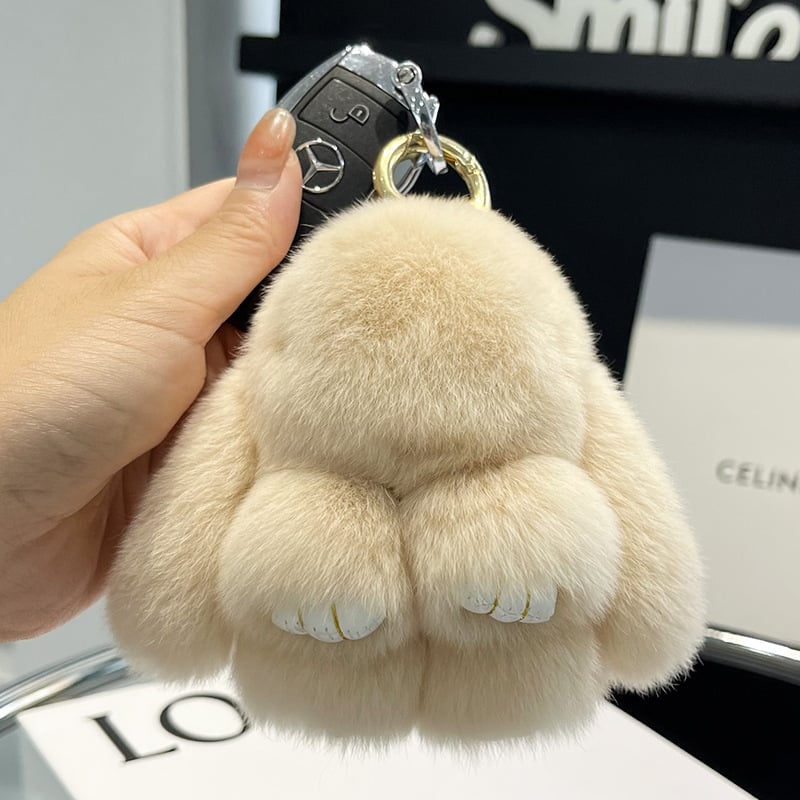 BunniBelle™ – Fluffy Bunny PomPom Charm (50% Off)
