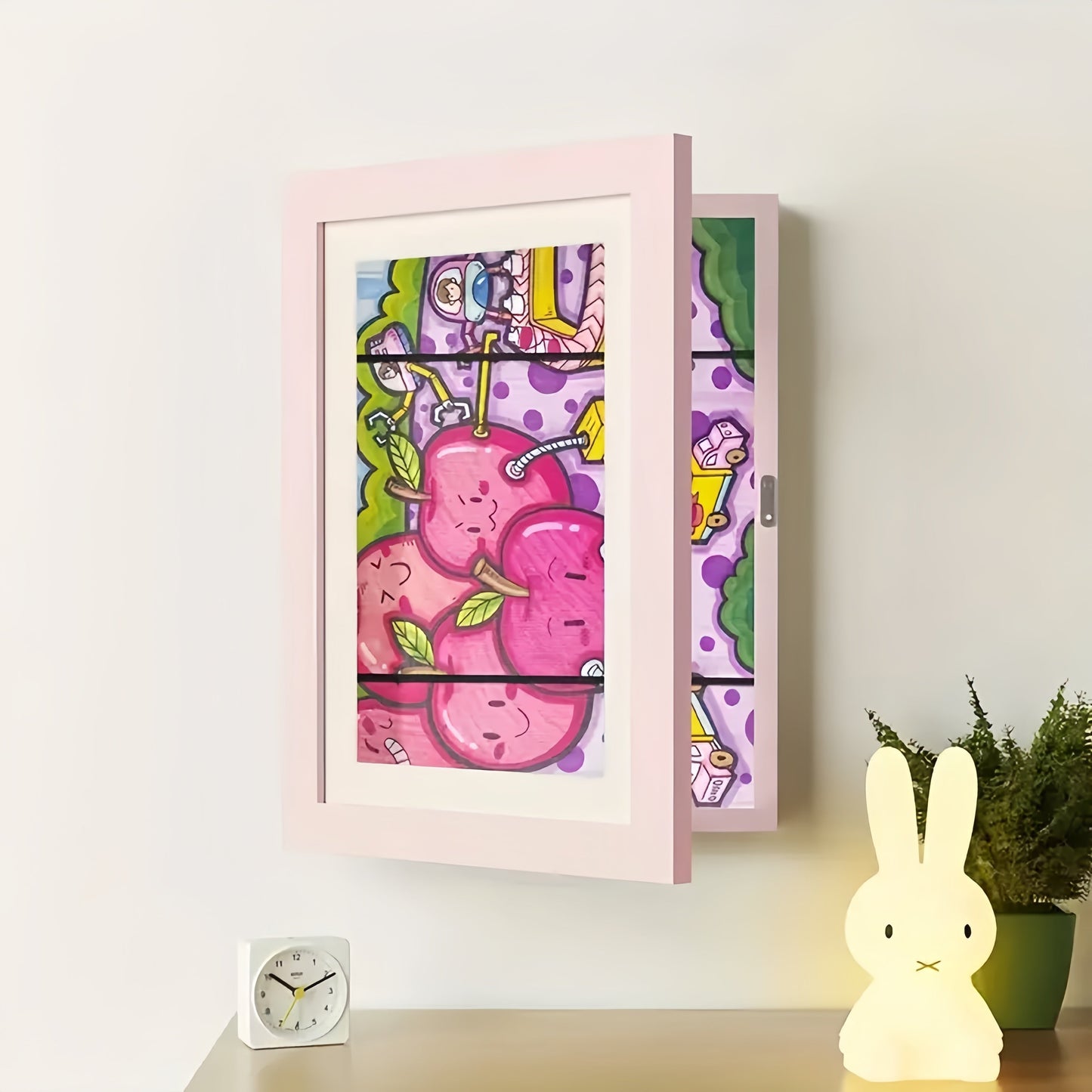 Artivoice — Kids Art Display Frame with Front-Opening Storage