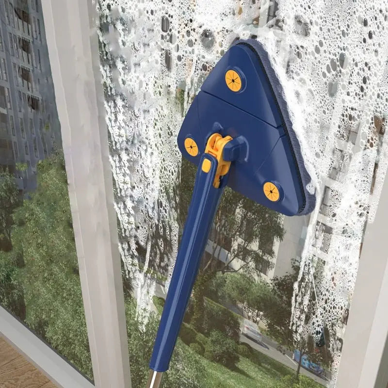 GlideSweep 360 – Effortless Cleaning for Every Corner Without Pain!