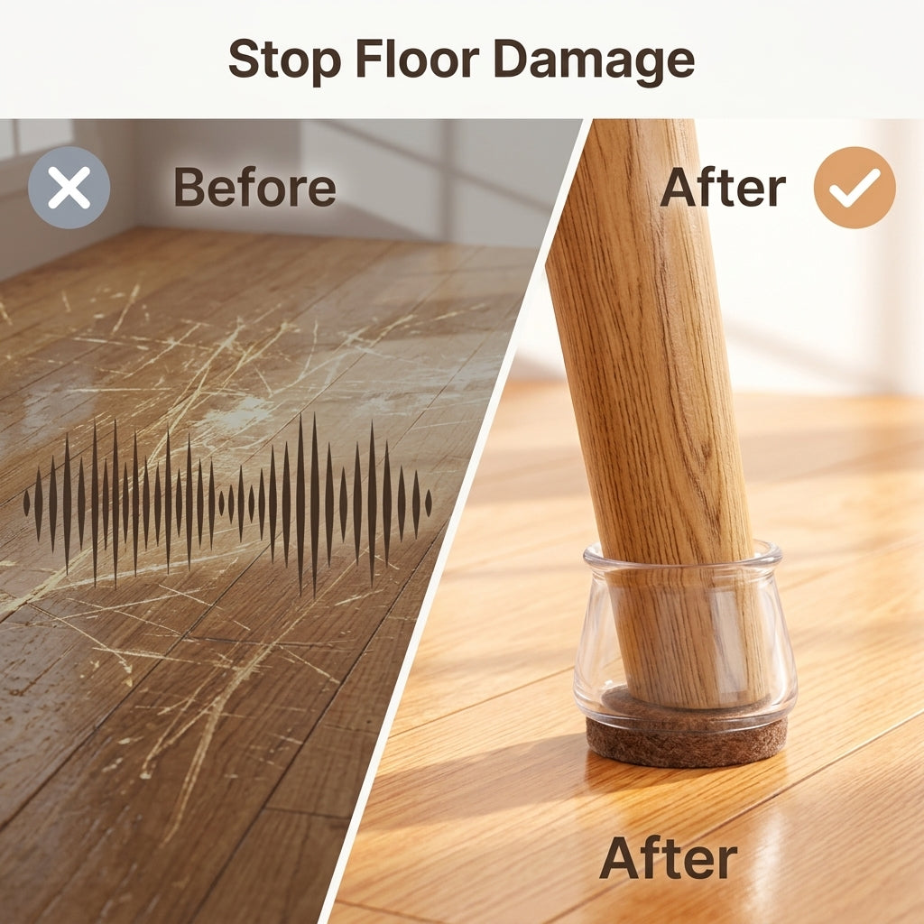 Easy Fit Leg Protectors  – Protect Your Floors, Enhance Your Furniture