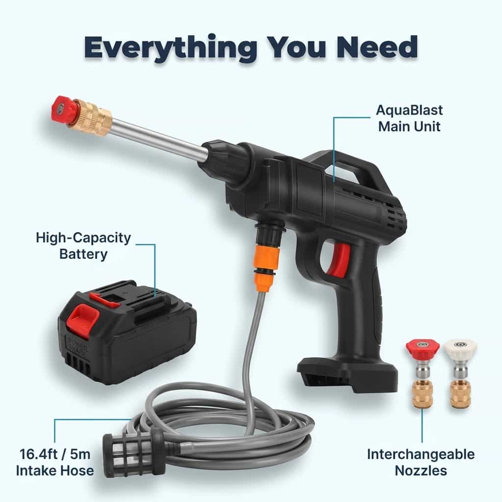 AquaBlast - Cordless Power Cleaner