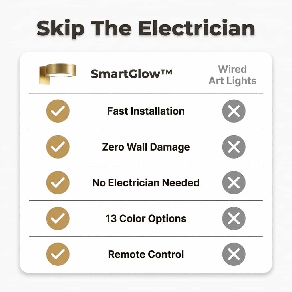 SmartGlow - Wireless Mood Lighting for Instant Wall Decor