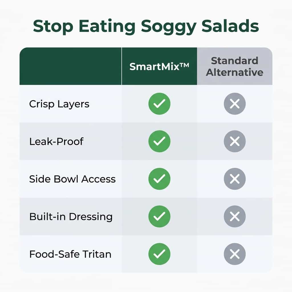 SmartMix - Keep your greens crisp and fresh all day