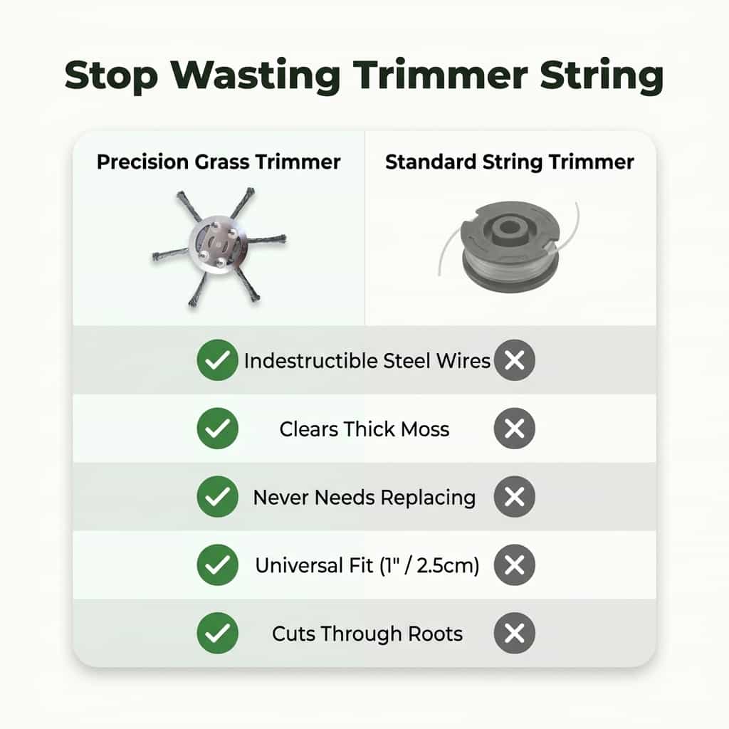Precision Grass Trimmer - Achieve perfect lawn edges with ease