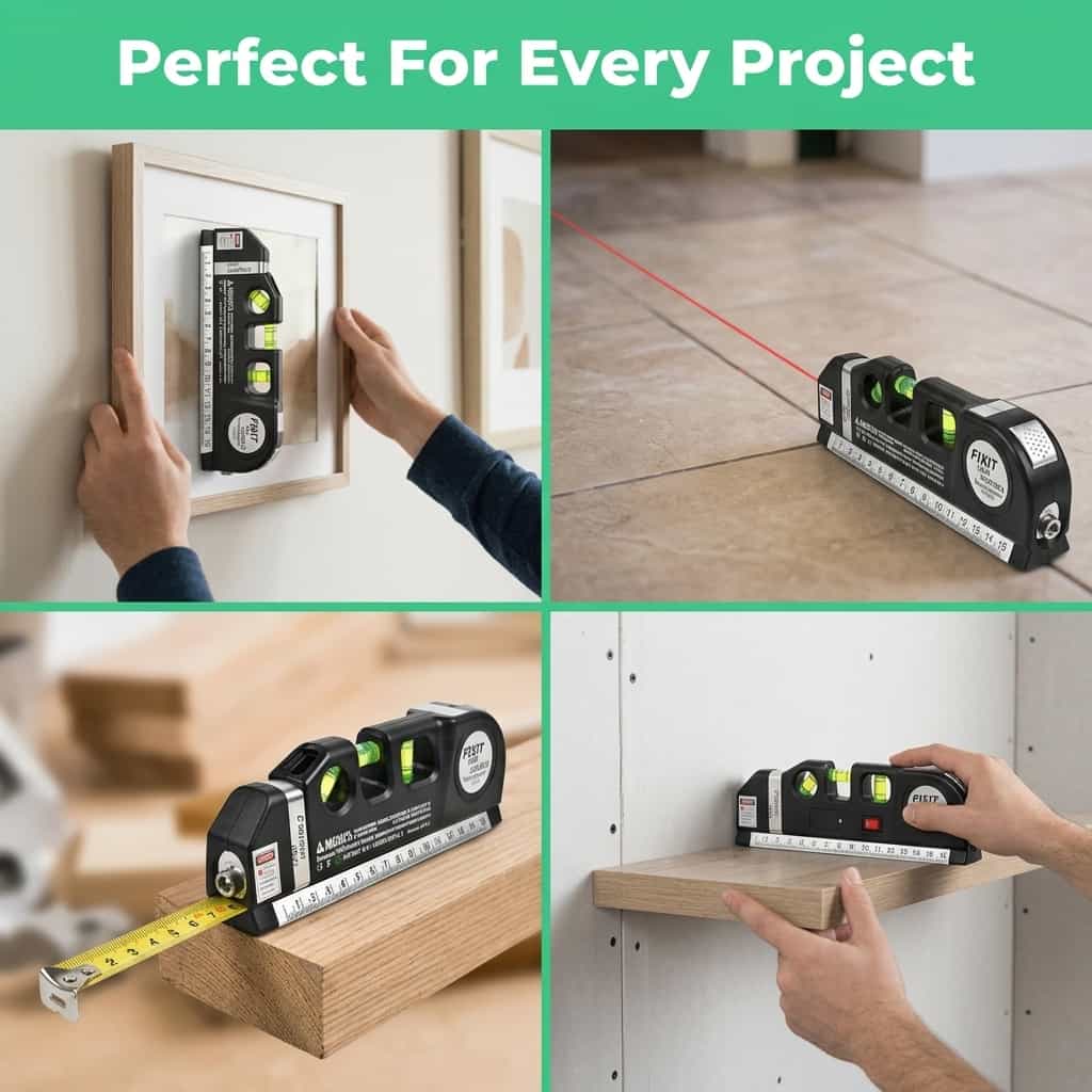 EasyLevel - 4-in-1 Laser Measure Tool