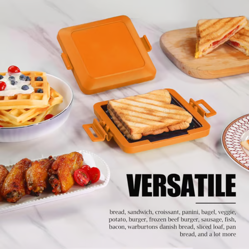Crunchy Microwave Grill Accessory for Irresistible Snacks in Minutes