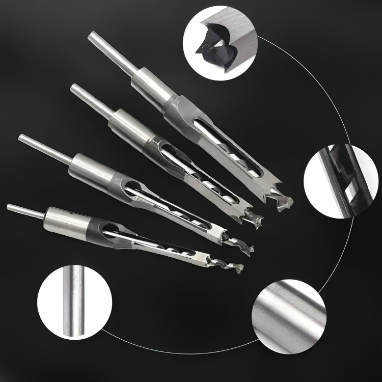 TrueEdge — Square Hole Drill Bit Set for Woodworking