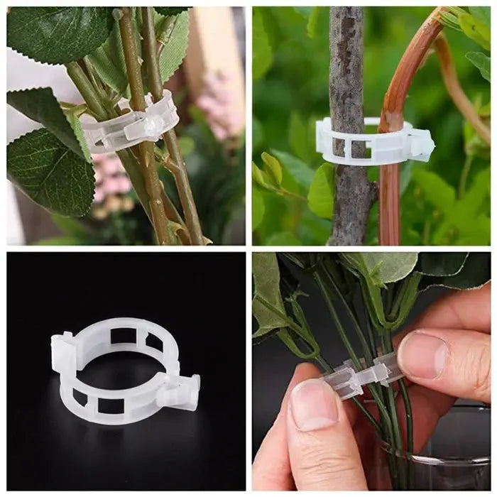 GardenGuard Clips — Reusable Plant Support Clips for Garden Stems and Vines
