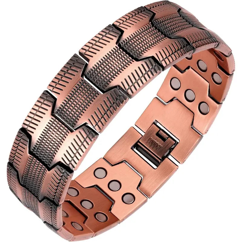 Pure Copper Magnetic Therapy Bracelet for Fatigue & Circulation