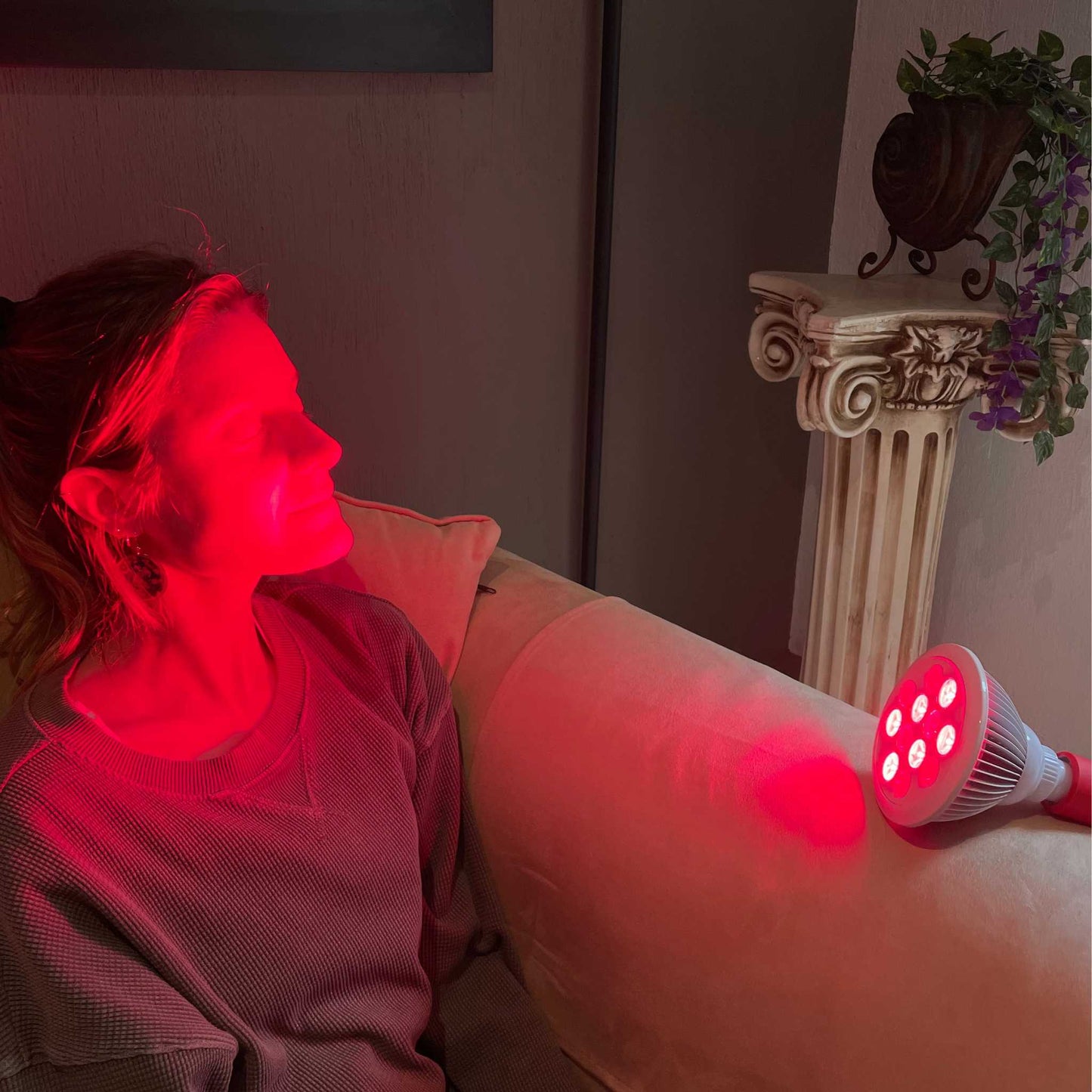 Handheld Red Light Therapy Unit for Convenient Home Treatment