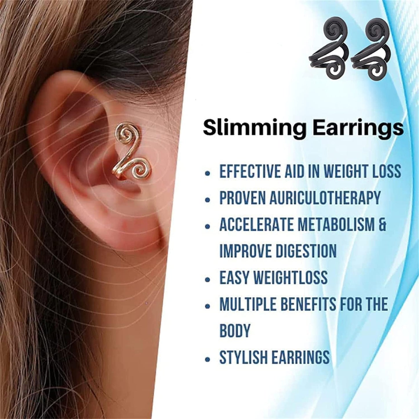 SlimEarrings - Acupressure Clip Earrings