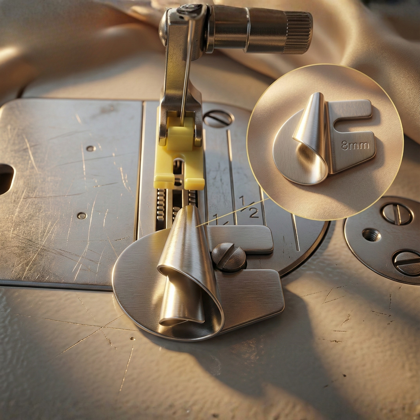 VeroEdge — Rolled Hem Presser Foot Set for Sewing Machines