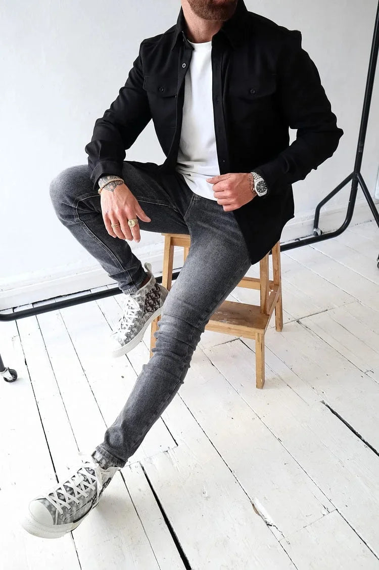 EliteThread™ Shirt Jacket — Wear Confidence That Commands Every Room