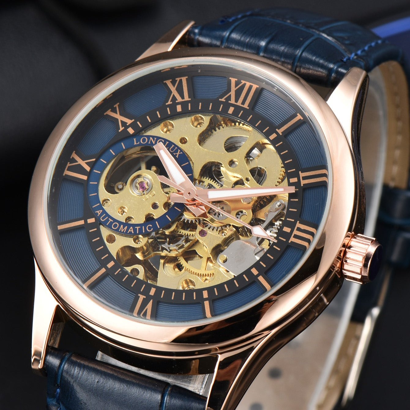 40mm Dial Automatic Stainless Steel Timepiece