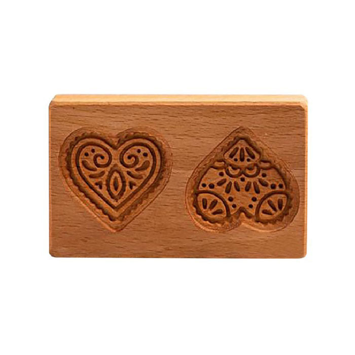 Wood patterned Cookie cutter - Embossing Mold For Cookies
